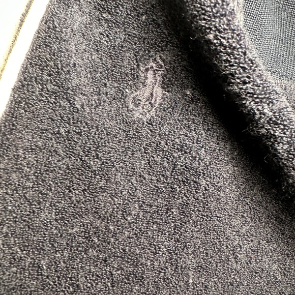 Vintage Y2K Ralph Lauren Golf Velour Track Pants XS Navy Blue‎ Stripe - Picture 4 of 14